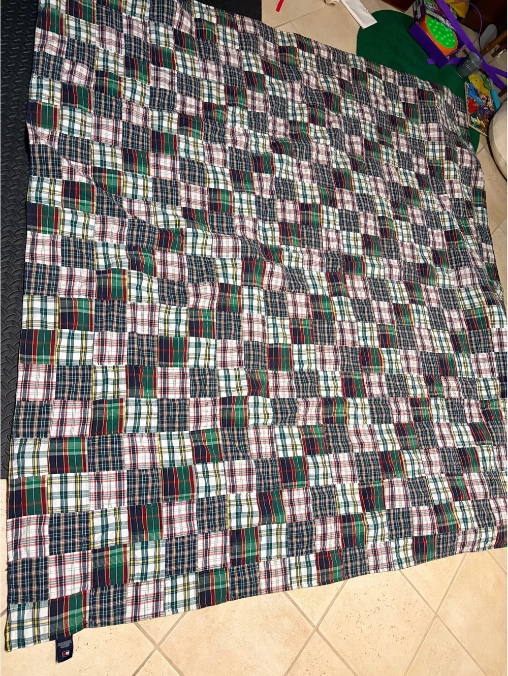 Vintage 90’s Tommy Hilfiger Quilt